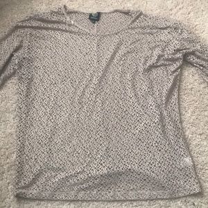 Bobeau long sleeve top